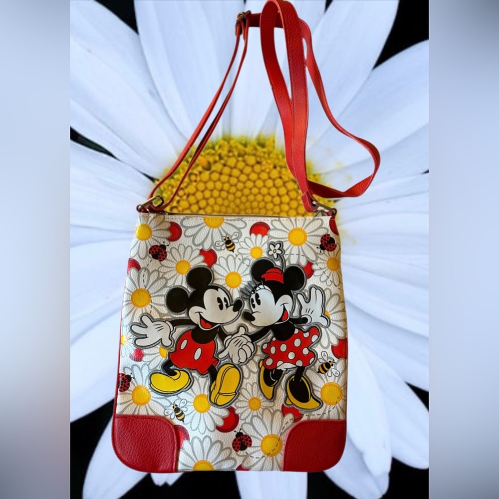 Disney Parks Mickey & Minnie Crossbody Bag NWT